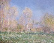 Claude Monet Spring in Giveryny Spain oil painting reproduction